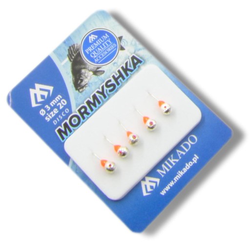 MIKADO MORMYSHKA DISCO STRIEBORNÁ 3MM 1 KUS