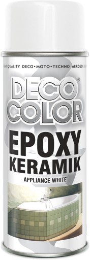 Keramická emailová farba v spreji na vane, epoxidový lak
