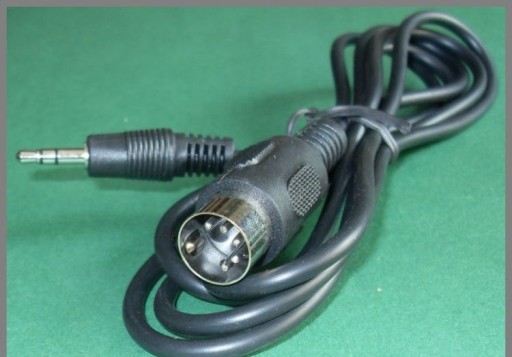 DIN kábel 5p - malý Jack 3,5 stereo 1,2 m (0420)