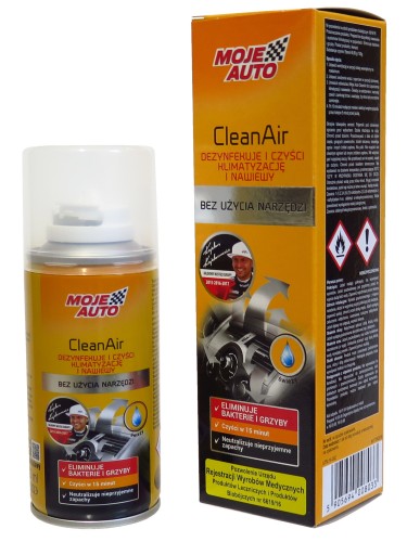 BIOCÍD NA ČISTENIE KLIMATIZÁCIE ČISTÝ VZDUCH FRESH 150ML / NÁMORNÍCKA MODRÁ