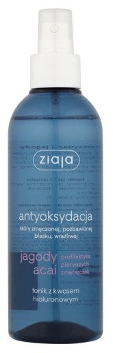 ZIAJA Acai Berries tonikum s kyselinou hyalurónovou