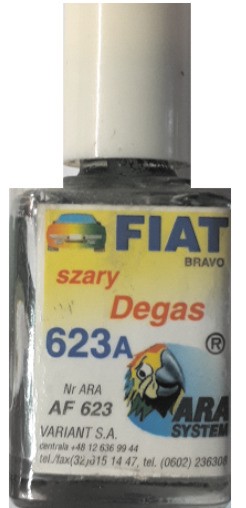 FIAT 679B GRIGIO GRAFITOVÝ LAK ŠKRABANÝ DOTYK