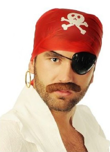 PIRÁTSKY SET PIRÁTSKE OČIŠKA + NÁUŠNICE