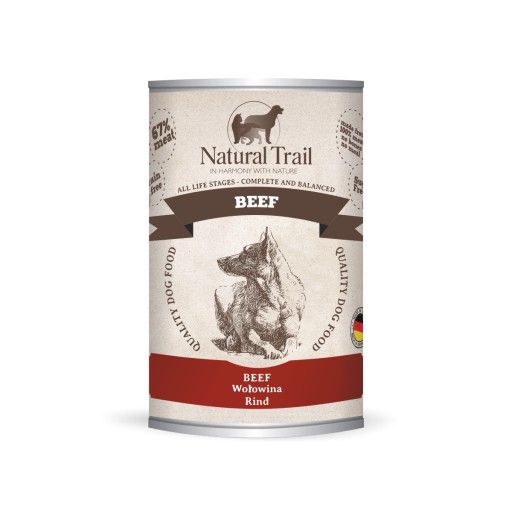 Natural Trail Dog Beef 400g Hovädzie