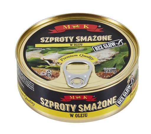 MK šproty vyprážané na oleji 240 g