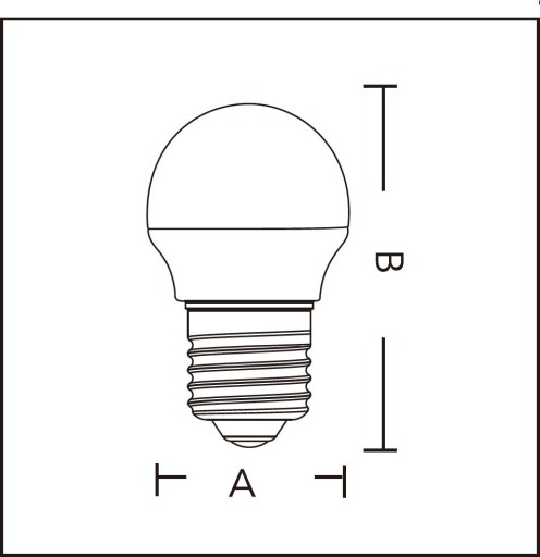 E27 LED žiarovka 2W FSL 190lm NEUTRAL 4000K G45