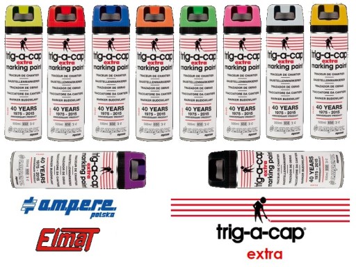 Ampere trig-a-cap EXTRA geodetický značkovací sprej sprej 1 ks