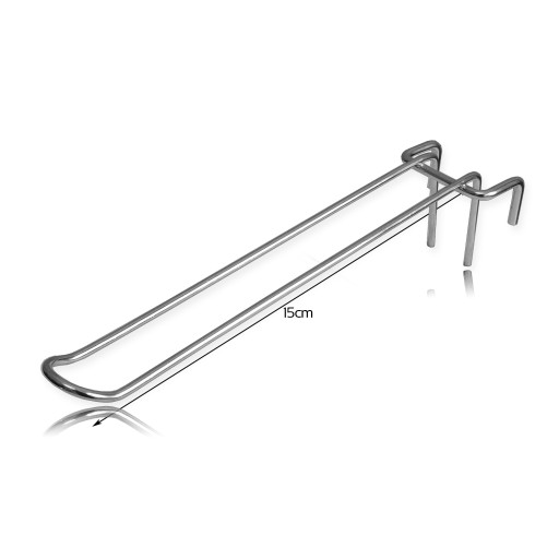 MRIEŽKOVÝ HÁČEK HÁČIK NA GRIL HÁČIK 15CM - CHROM