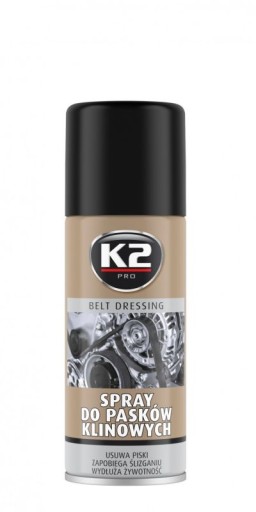 K2 SPREJ NA KLINOVÝ REMEŇ 400 ML