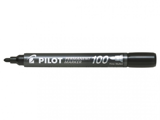 Permanentný popisovač PILOT SCA-100 BLACK guľatý