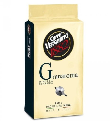 Vergnano Granaroma 250g Mletá moka do kávovarov