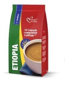 Kapsule kompatibilné s Cafissimo ETHIOPIA x12
