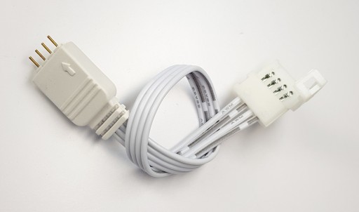 Konektor pre RGB LED pás 10mm so 4-PIN káblom, samec