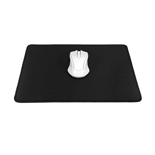 Herná podložka pod myš 300x240x3mm / čierno/červené lemovanie