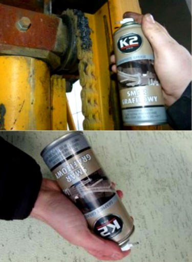 K2 GRAPHITE GREASE pre skrutky so závitom reťaze W130