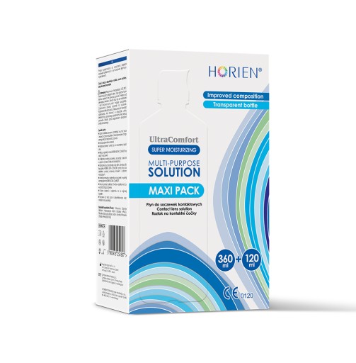 HORIEN ULTRA COMFORT MAXI BALENIE 360ML+ 120ML TEKUTINY NA KONTAKTNÉ ŠOŠOVKY