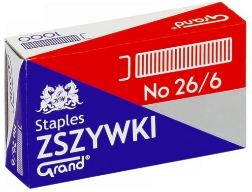 Sponky 26/6 Grand 1000 kusov, pozink