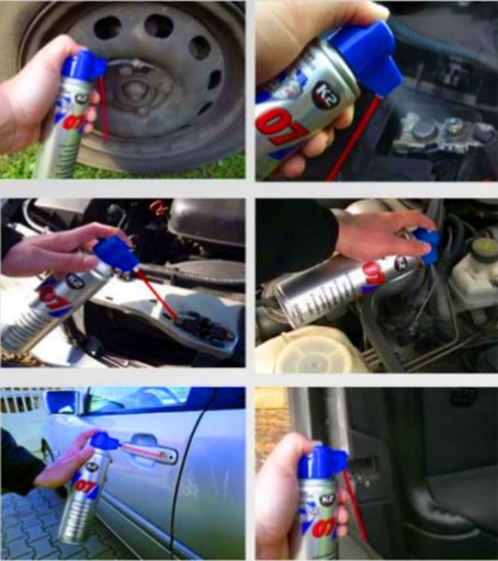 K2 07 Odstraňovač hrdze penetrátor VIACÚČELOVÝ 250 ML