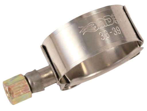 MDC T-Clamp CLAMP NEREZOVÁ NEREZOVÁ príchytka turbo 33-39mm medzichladič nasávanie príchytky