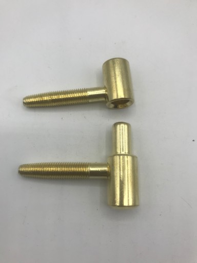 SKRUTOVANÝ ČEPOVÝ PÁNT, ZLATÝ, 13 mm, S GULIČKOU 2
