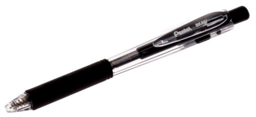 Pentel BK437 automatický GUĽOVÝ BOD, ČIERNA
