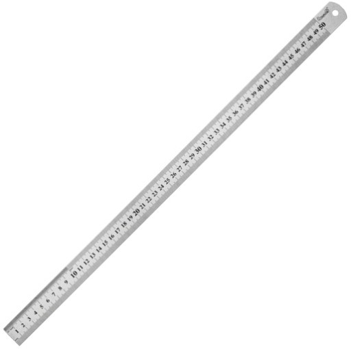 Lineárne pravítko vyrobené z 500 mm ocele