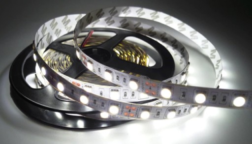 5050 300 LED pás 1 m, teplá biela studená EPISTAR