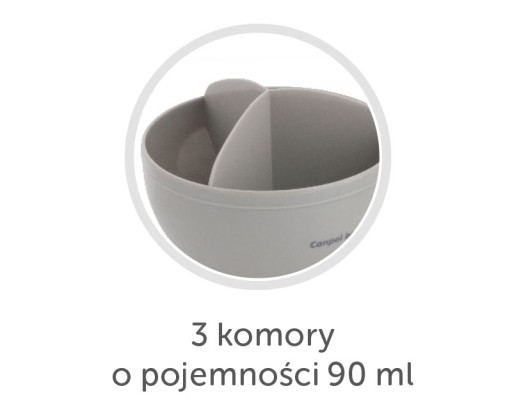 Nádoba na sušené mlieko Canpol 56/014 Šedá