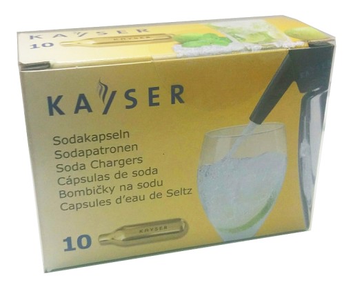 České sifónové kartuše - Saturator, sada 10 ks
