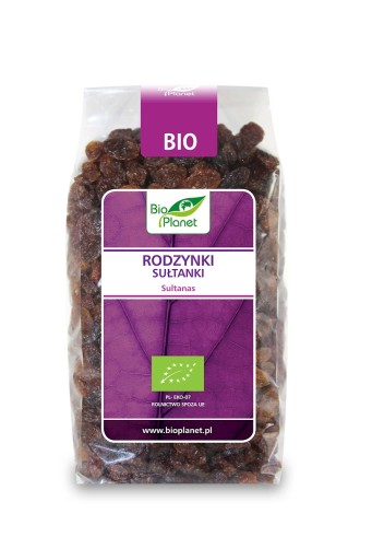 BIO Bezlepkové sultánske hrozienka 400 g BIO PLANET