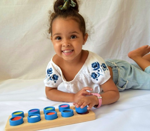 Viga Baby's First Drevené auto puzzle