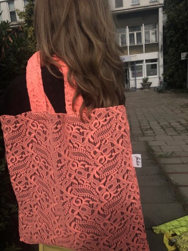 Nákupná taška Shoperka, farba: oranžová