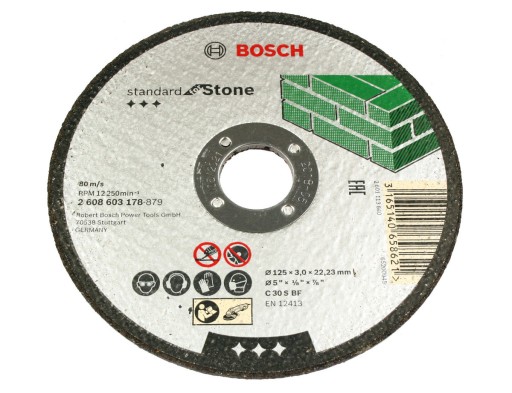 KORUNDOVÝ KOTOÚČ BOSCH na rezanie betónu 125/2,5mm