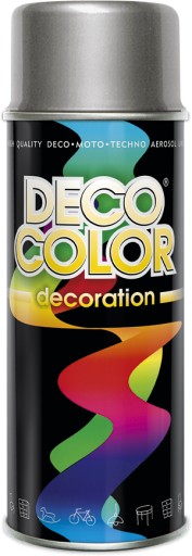 DECO Enamel Paint Spray Lak strieborný hliník