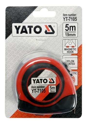 YATO ROLLING MEASURE 5MX19MM NYLON, MAGNET YT-7105