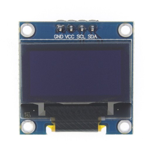 0,96-palcový 128x64 I2C 3-5V SSD1306 OLED displej
