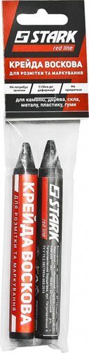 STAVEBNÝ VOSK KRIEDA ČIERNA 100 MM. 2 KS.