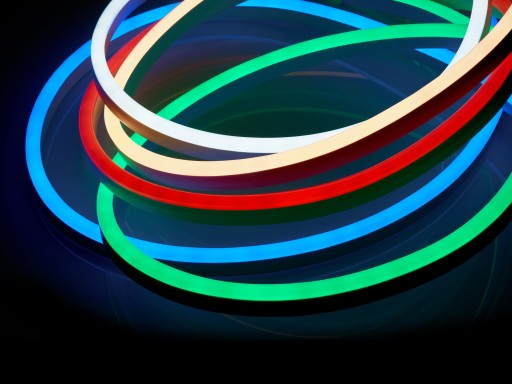 LED pás 230V 2835 1m IP68 NEON Teplá biela