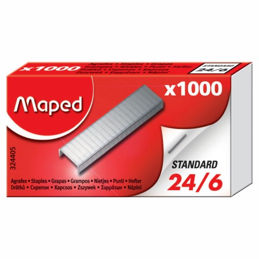 Spony do štandardnej zošívačky Maped 10x 1000 ks