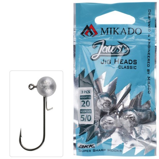 MIKADO JAWS CLASSIC JIG HLAVA 7g č.5/0