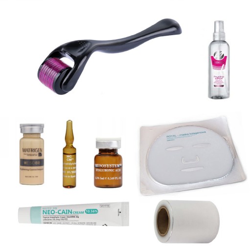 DERMAROLLER DRS 0,5 mm 540 titánové ihly Mezoterapia