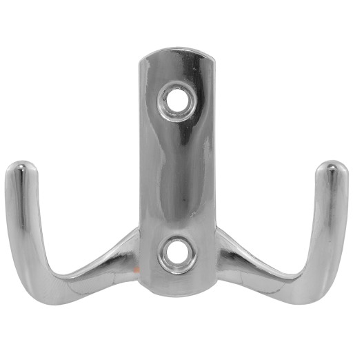 Nízky nábytkový vešiak na oblečenie W009 Chróm - 2 ks