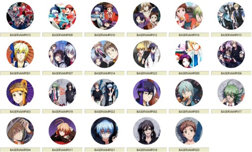 Manga Anime Servamp Pins MNOHÉ DIZAJNY
