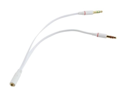 Adaptér na kábel slúchadiel Splitter Jack 3.5 KVALITA