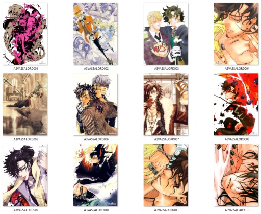 A3 Plagát Manga Anime Vassalord VEĽKÝ VÝBER