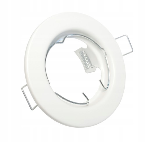 HALOGÉNOVÁ LED PEVNÁ LAMPA, BIELA + ZÁSUVKA GU10