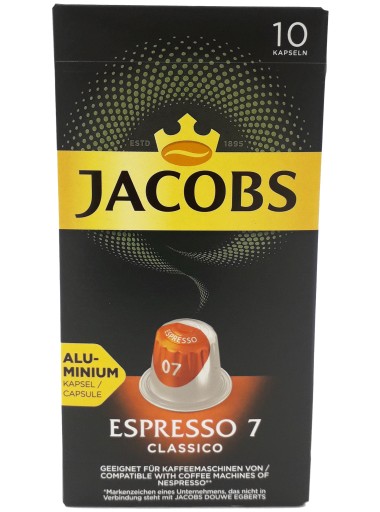 Kapsule pre Nespresso Jacobs Espresso 7 Classico 10 ks.