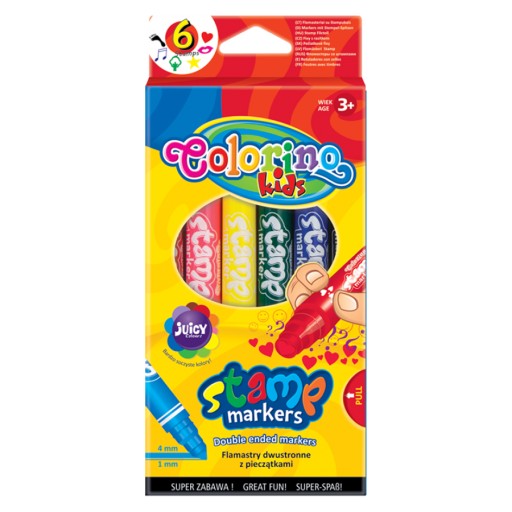 COLORINO VÝLETY PEČIATKY 6 FARIEB