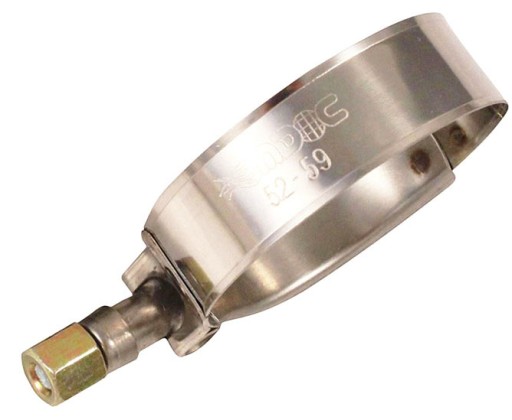 MDC T-Clamp CLAMP NEREZOVÁ NEREZOVÁ príchytka turbo 52-59mm medzichladič nasávanie príchytky