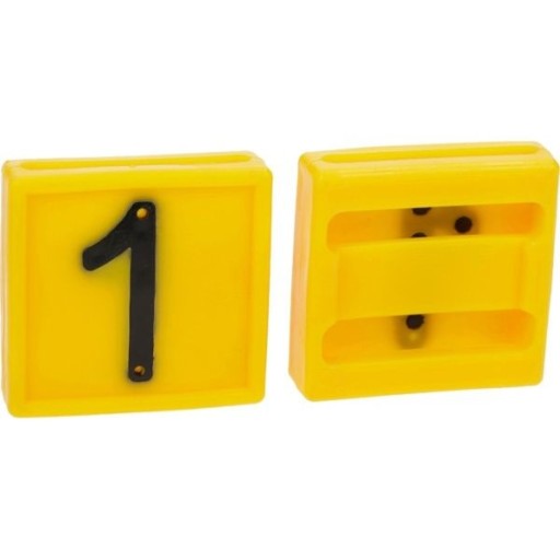 Číslo štítku „1“ pre obojky pre dobytok